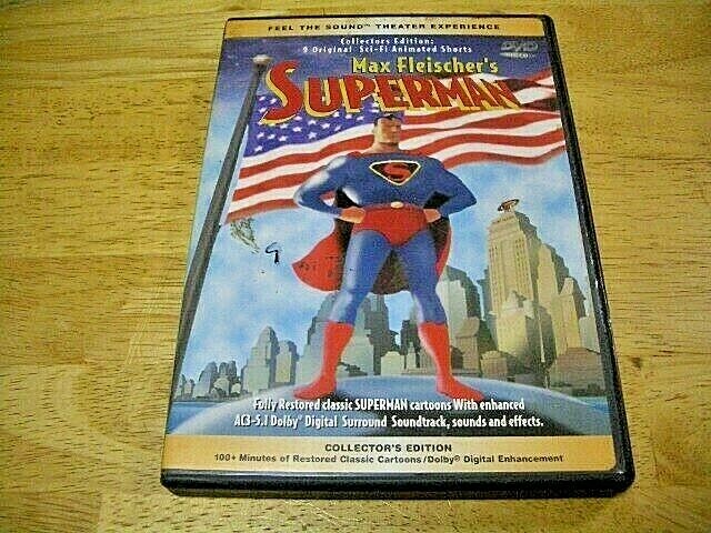 MAX FLEISCHER’S SUPERMAN DVD – 1998 – FACTORY SEALED – BRAND NEW