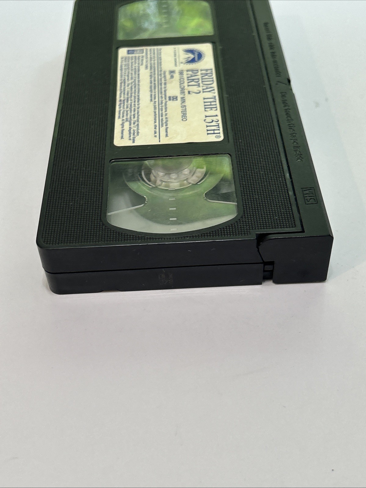 Friday the 13th Part 2 (VHS, 1981) Tape Only “ No COVER” Untested