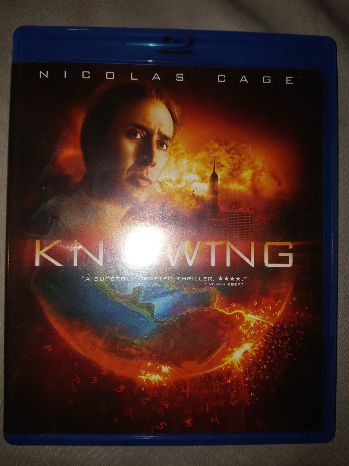 Summit Knowing Blu-ray Widescreen Nicolas Cage Alex Proyas PG-13 2009 121 Min