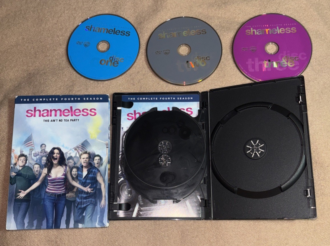 LOT OF 5 DVD Titles, 17-Discs-MULAN, NEMO, STAR TREK, SHAMELESS, ROBINSONS, GOOD