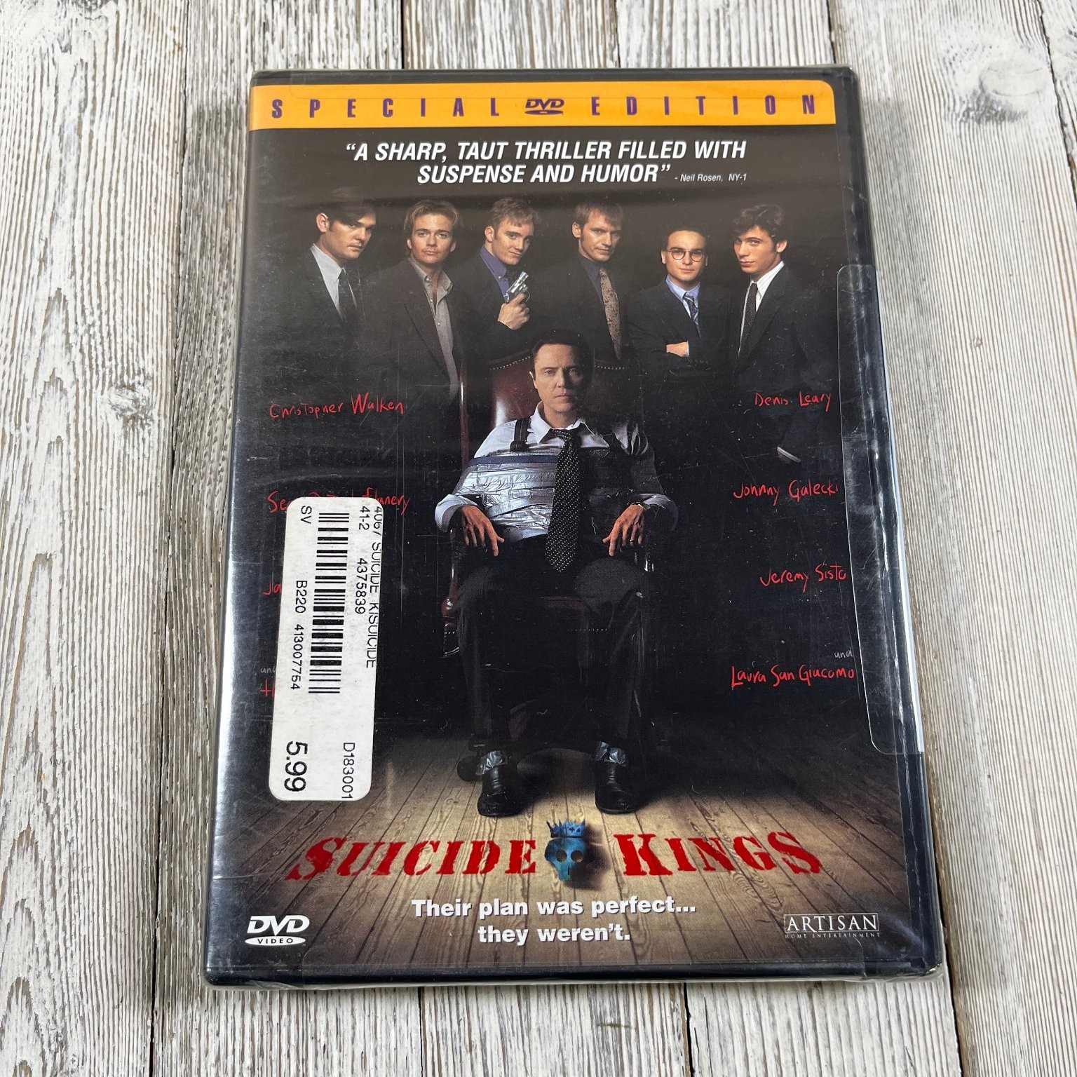 Suicide Kings DVD 1998 Special Edition Christopher Walken Denis Leary