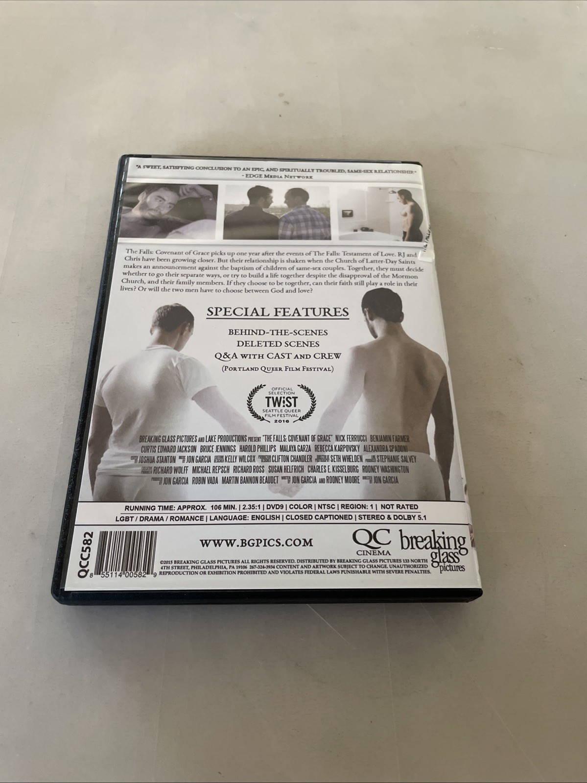 THE FALLS COVENANT OF GRACE DVD GAY INTEREST LGBTQ DRAMA