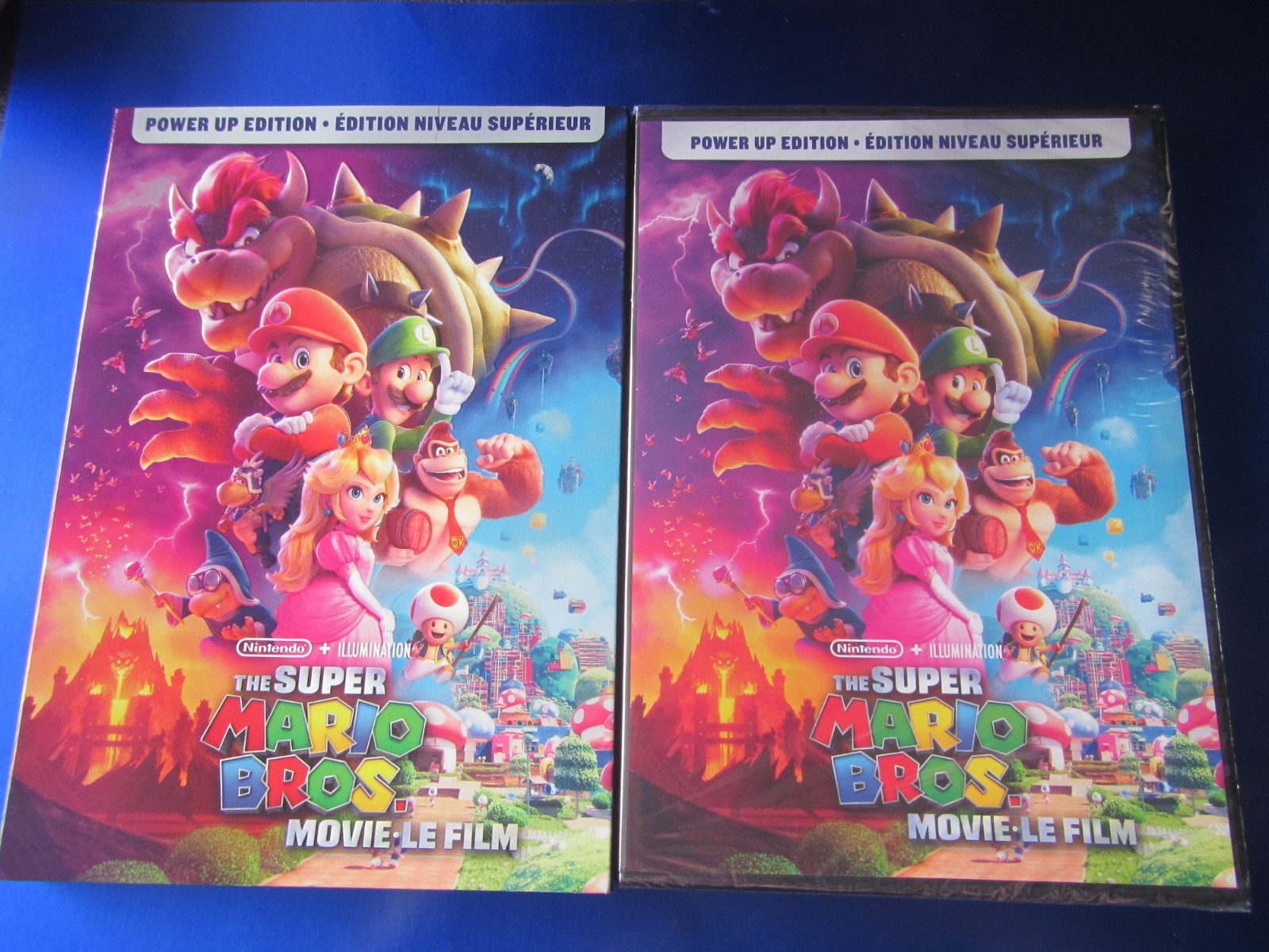 The Super Mario Bros. Movie: Power Up Edition 2023 (DVD) with outer Sleeve NEW