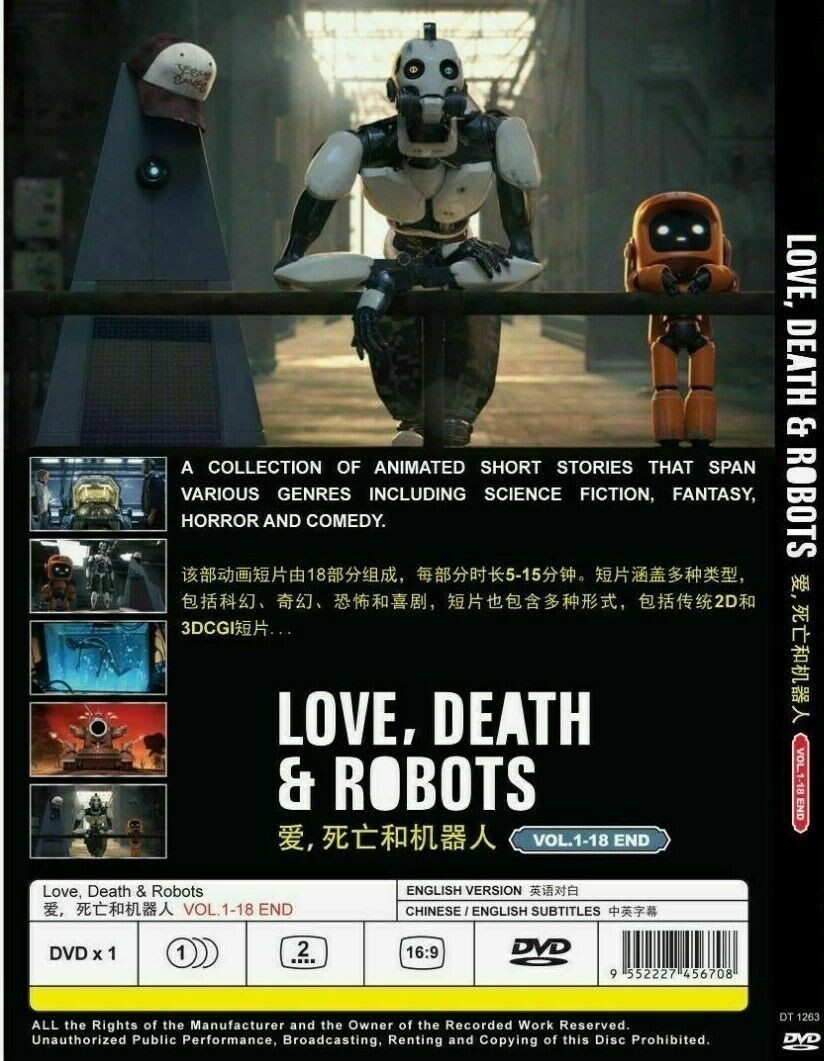 Love, Death & Robots Vol 1 – 18 End English Version DVD UNCUT SHIP FROM USA