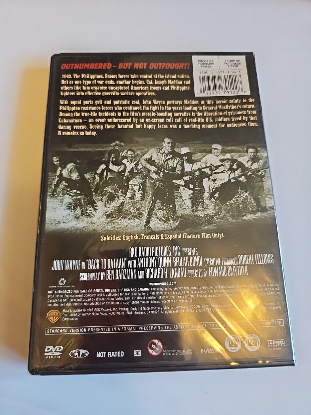 New Back to Bataan (DVD, 2004)