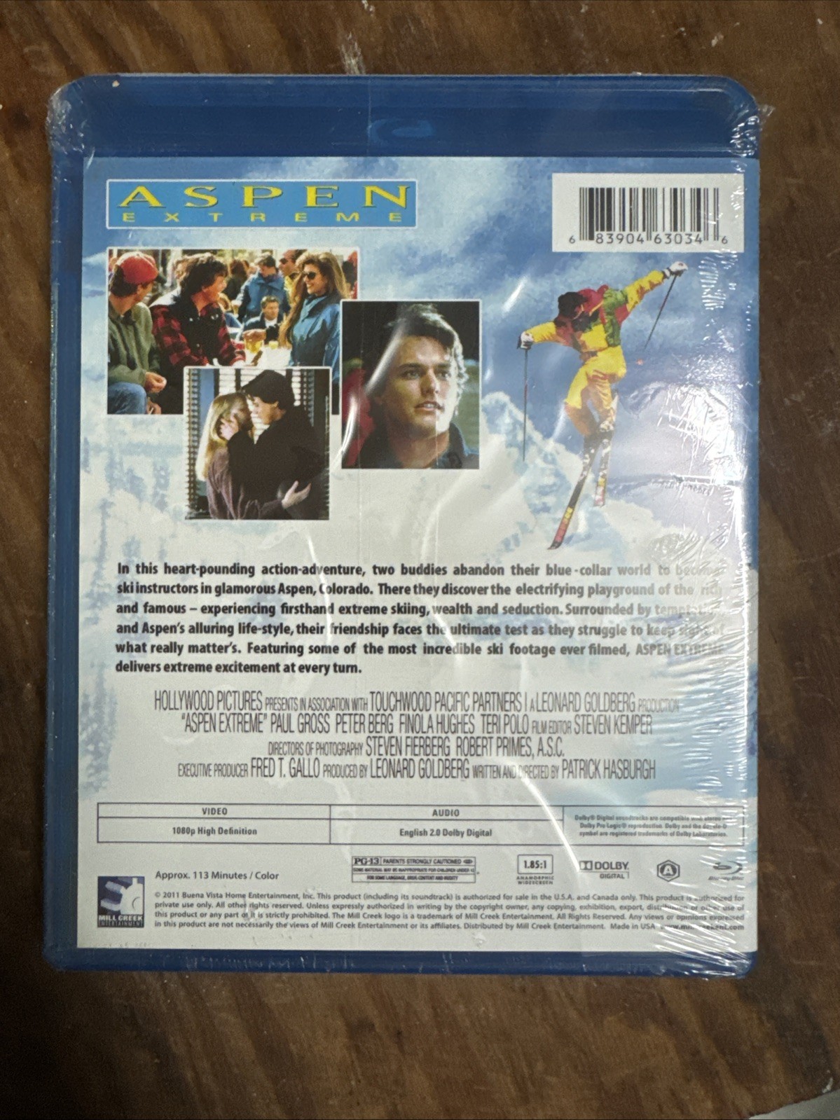 Aspen Extreme (Blu-ray, 2011) Peter Berg, Teri Polo, Finola Hughes 1993 NEW OOP
