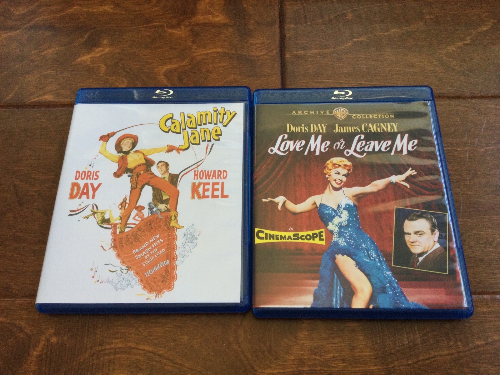 Calamity Jane & Love Me or Leave Me Blu Ray 2 Film Bundle Doris Day