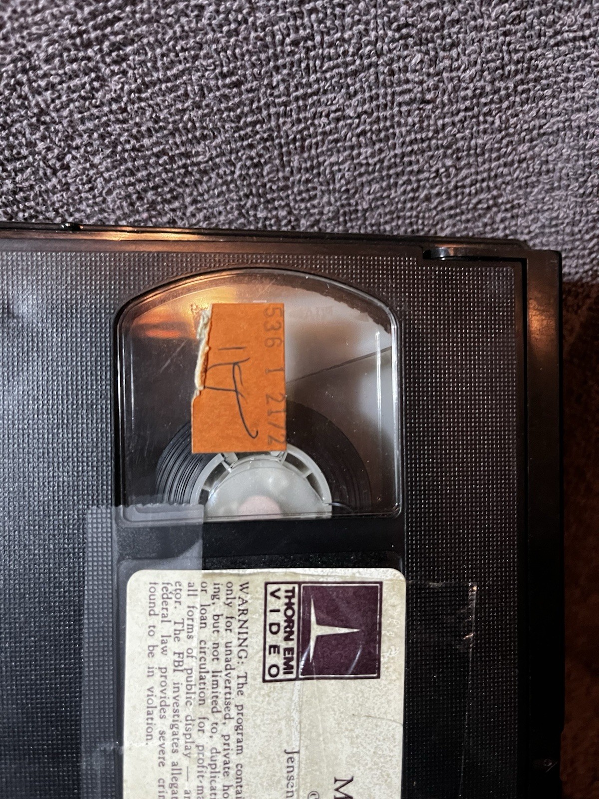 MADMAN “Marz” VHS 1981 Thorn EMI TVB 1733 Paul Ehlers Horror Slasher Ex-Rental