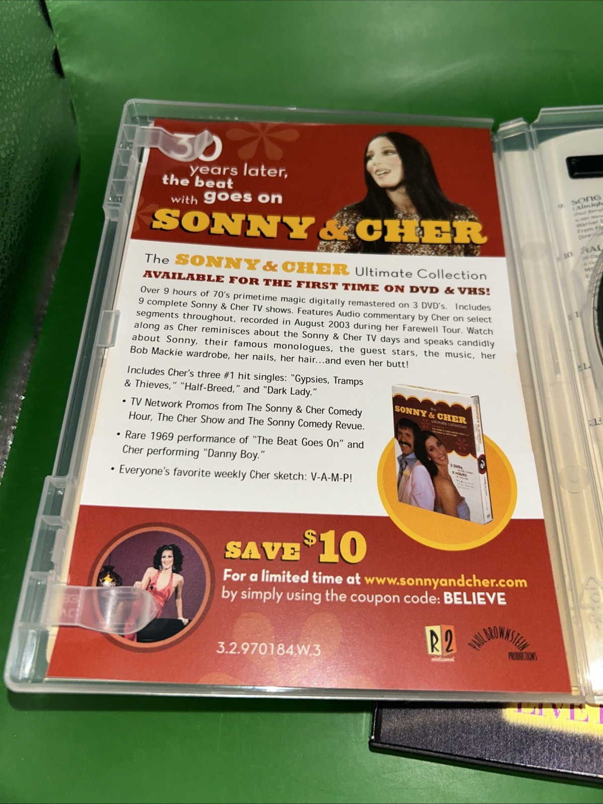 CHER The Farewell Tour Live In Concert The Very Best Of Video Hits Collection