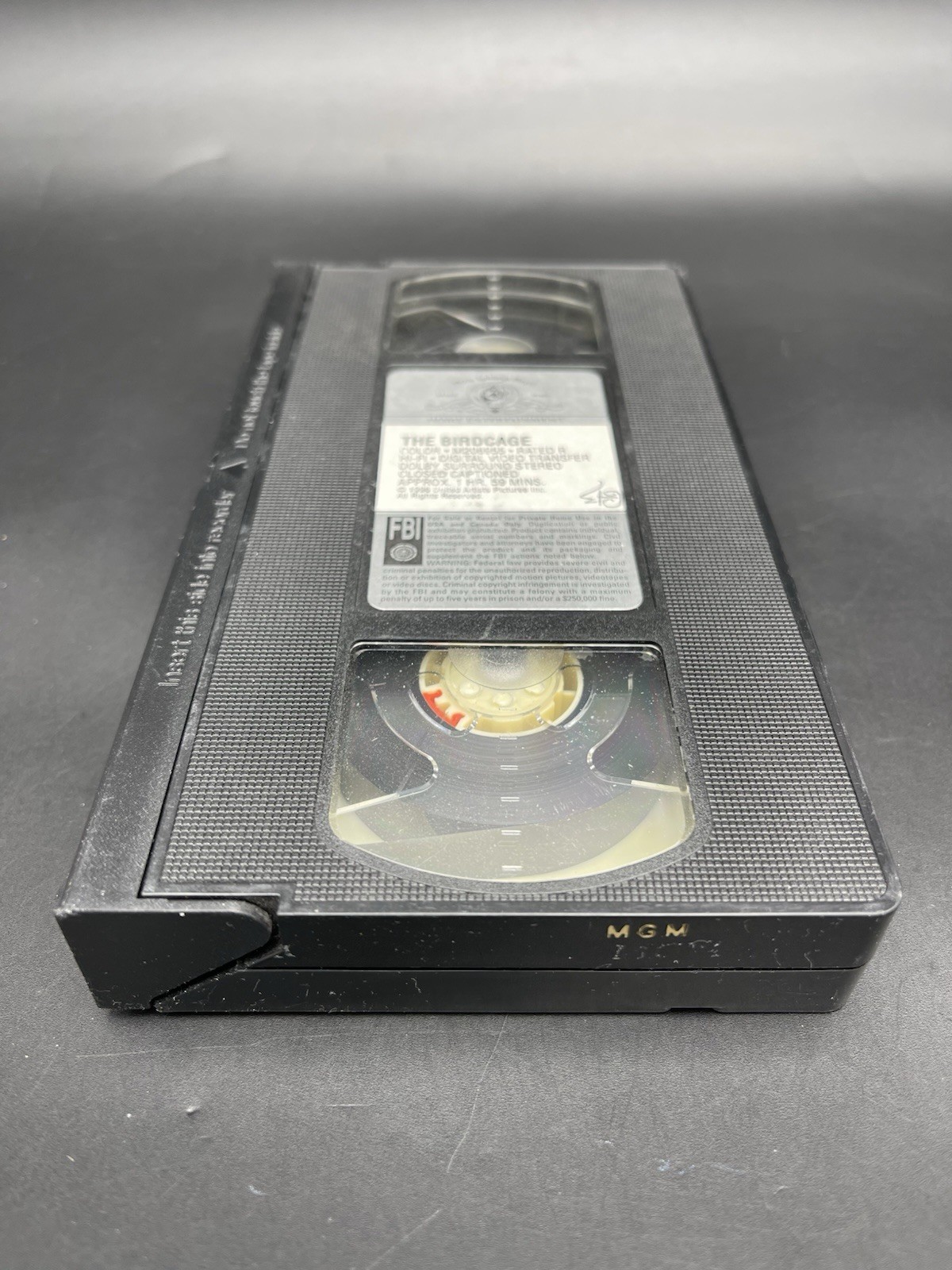 The Birdcage VHS 1996 Robin Williams, Nathan Lane, Gene Hackman, Dianne West