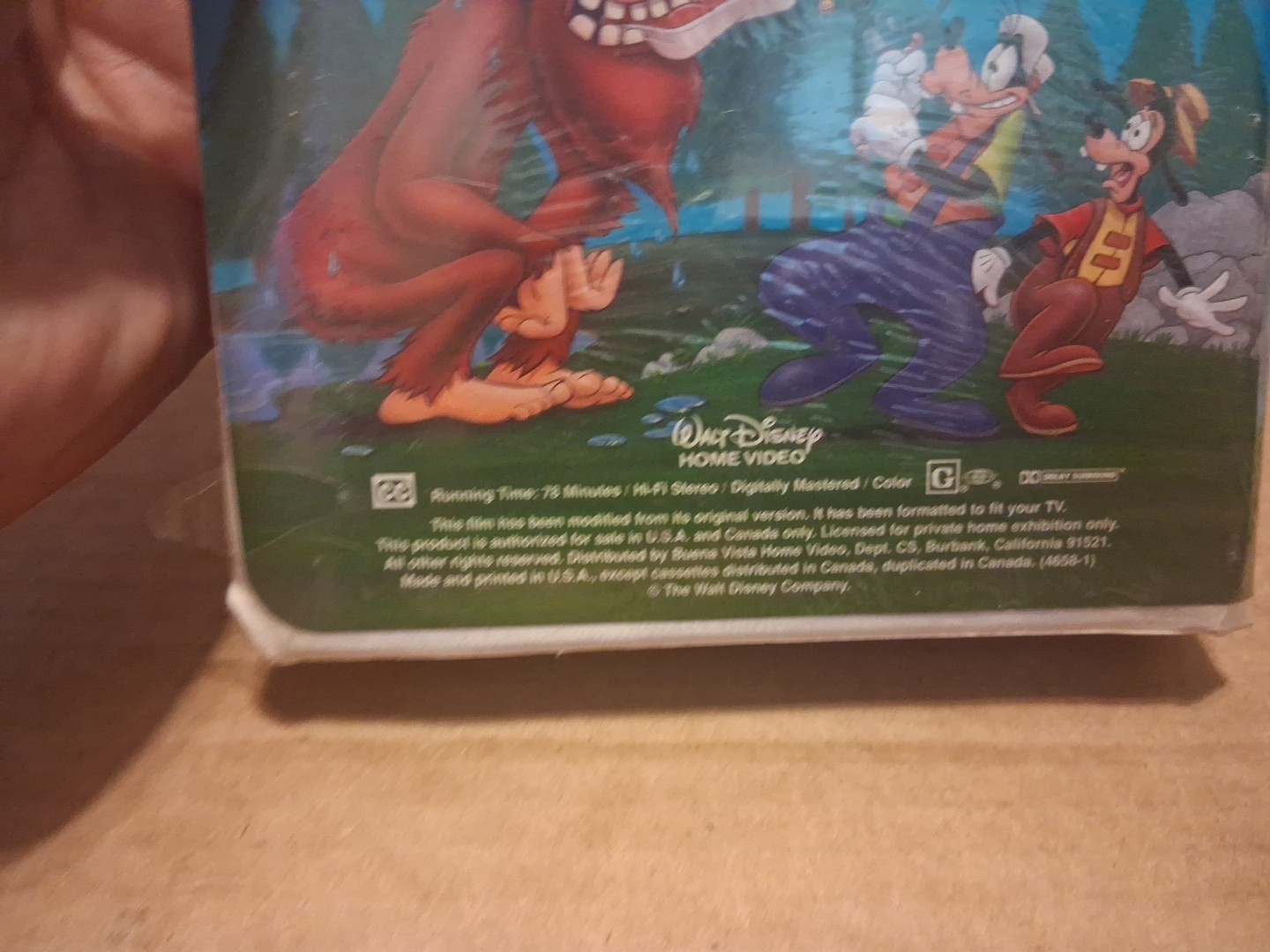Walt Disney A Goofy Movie Sealed New NOS VHS Tape Free US Shipping
