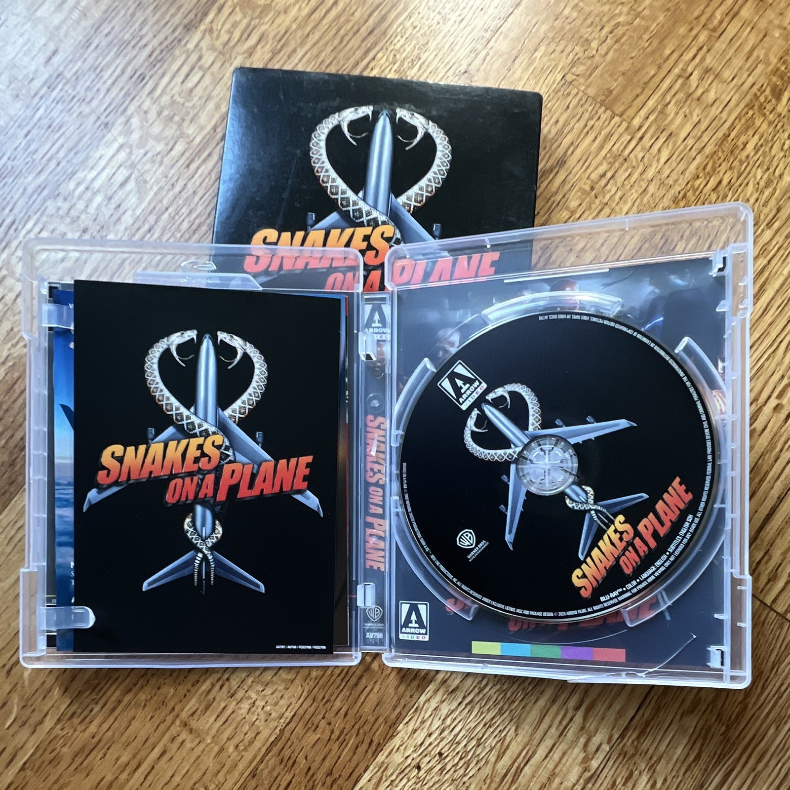 Arrow Video Snakes on a Plane Blu-ray w/ Slipcover Samuel L. Jackson
