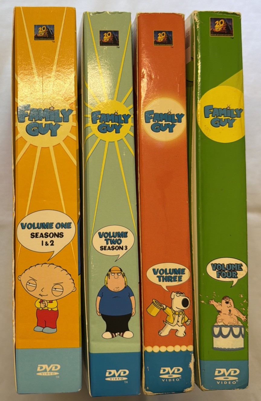 Family Guy Volume 1-4 Boxed Set Seasons 1-4 DVD Box Set Complete