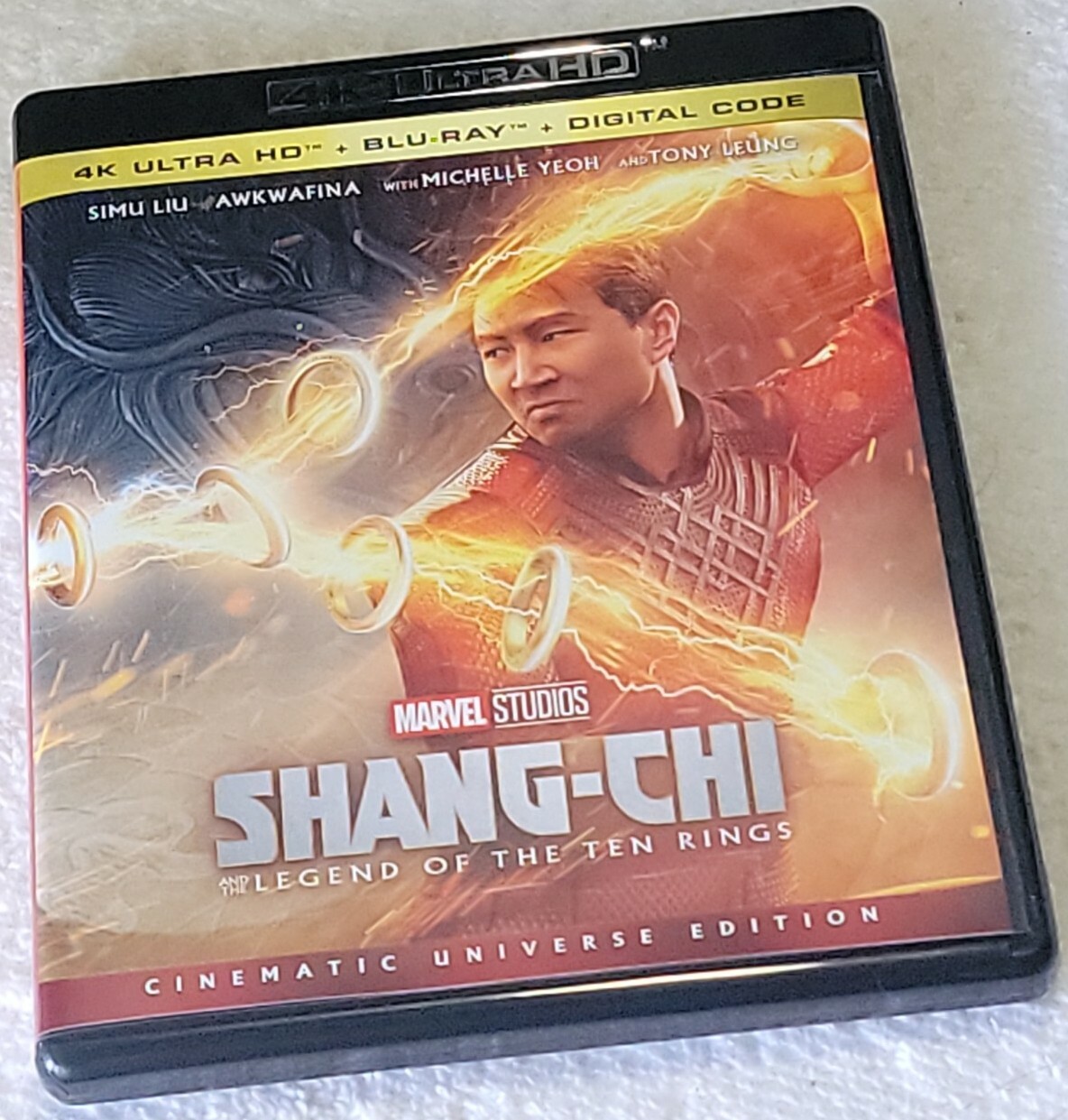 Shang-Chi and the Legend of the Ten Rings 4K Ultra HD Bluray disc