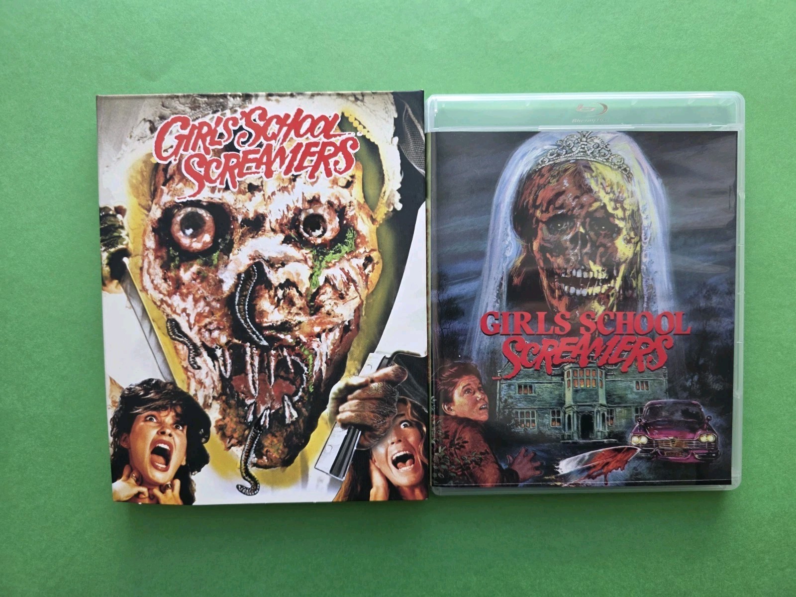 Girls School Screamers (Blu-ray, 1984) Slipcover Vinegar Syndrome Horror Movie