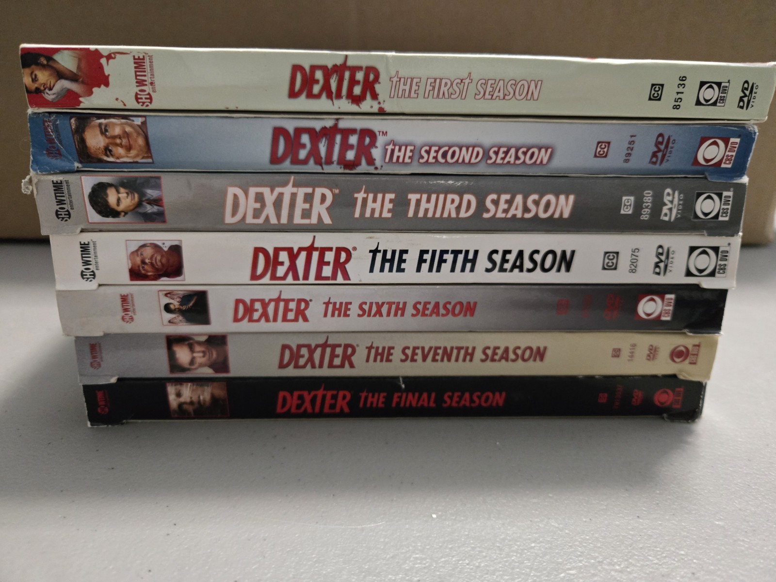 DEXTER TV SERIES Complete Series Seasons 1 2 3 4 5 6 7 8 DVD Missing Season 4