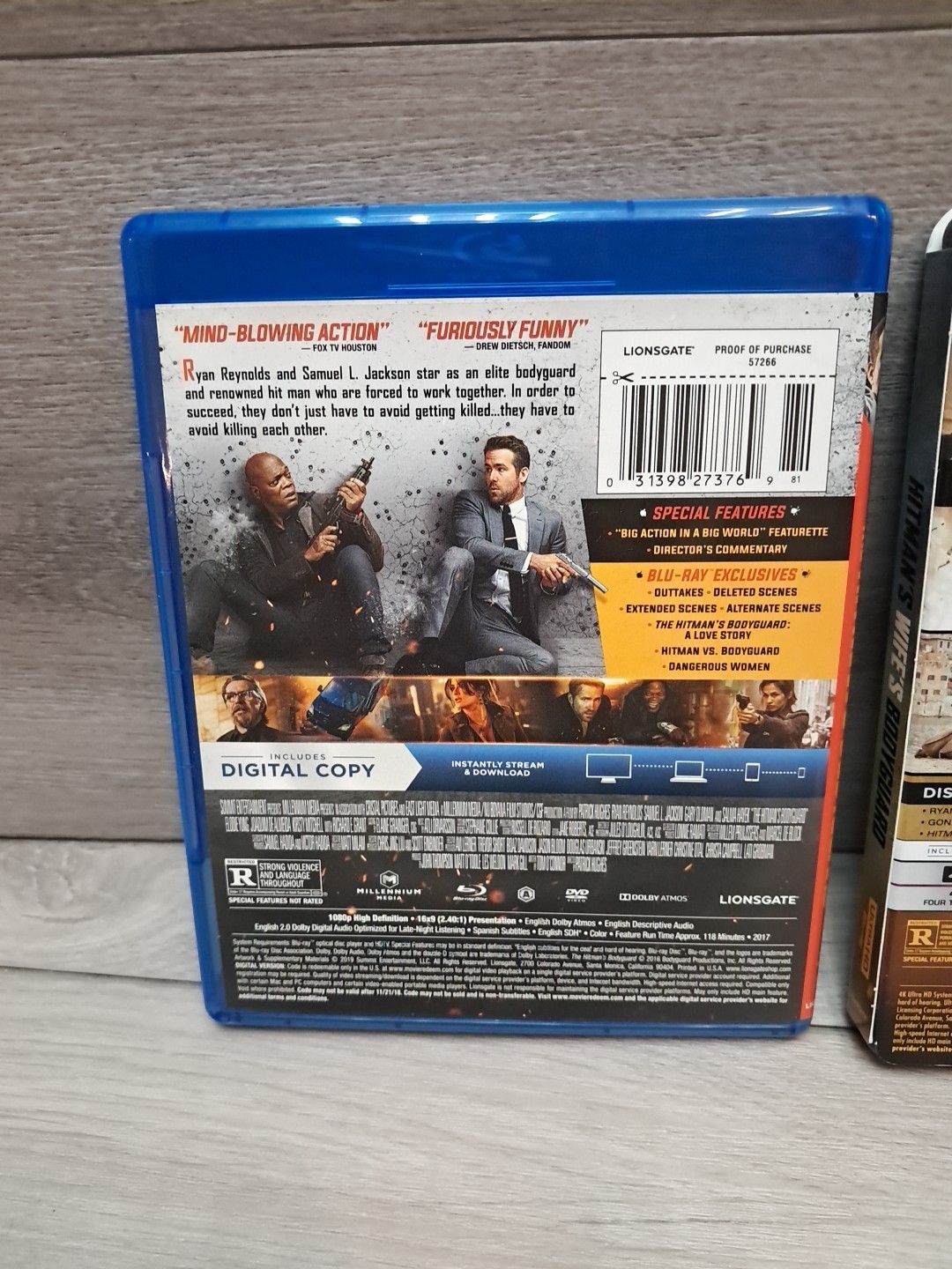 The Hitman’s Bodyguard + The Hitman’s Wife’s Bodyguard – 2 DVD Lot 1 & 2