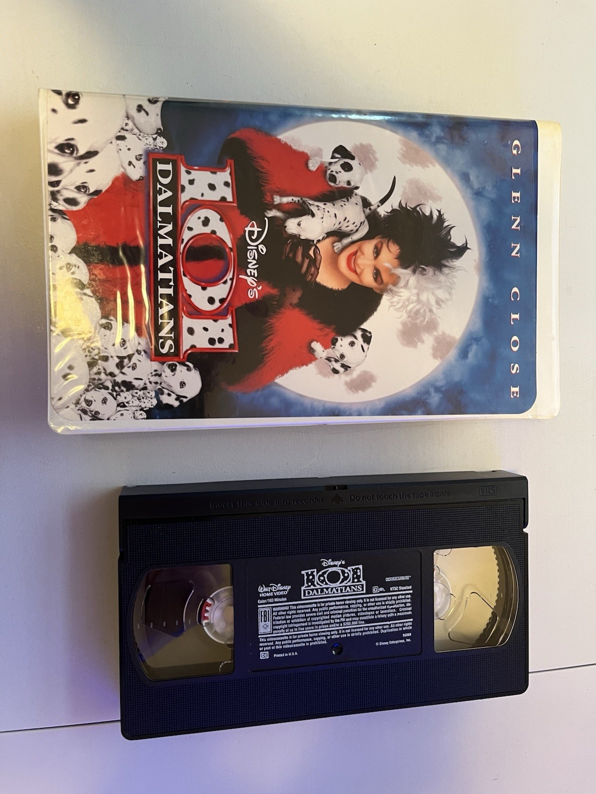 101 Dalmatians VHS Walt Disney’s Cruella **TESTED**S2