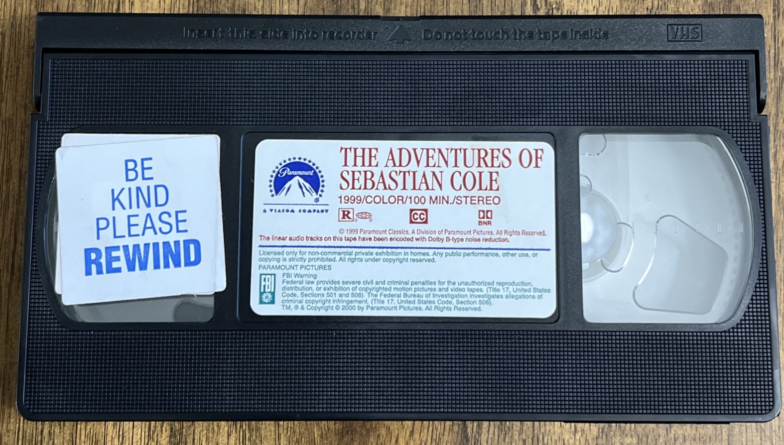 The Adventures of Sebastian Cole (VHS, 1999)- Adrian Grenier