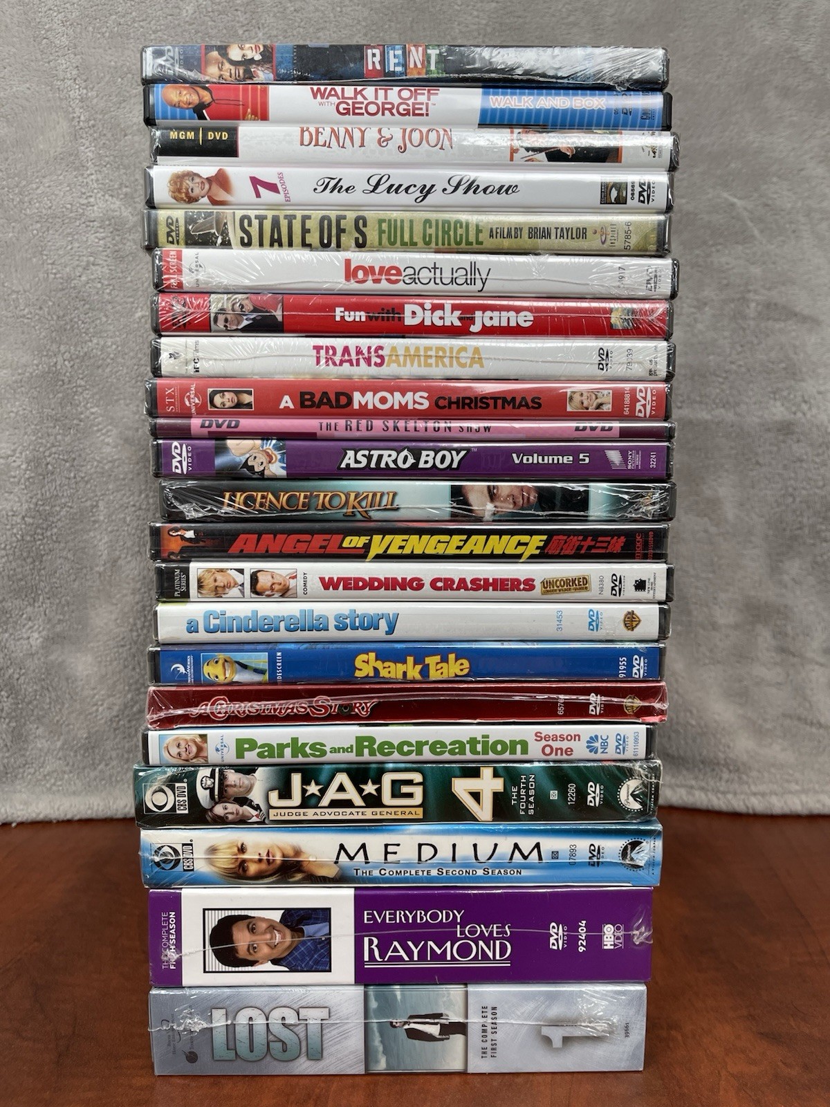 Lot of 22 DVD TV Series Seasons & Movies Mixed All New & Sealed