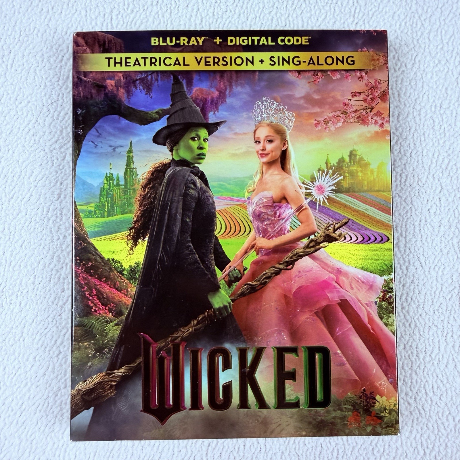 Wicked Blu-ray Theatrical Sing-Along Slipcover Cynthia Erivo