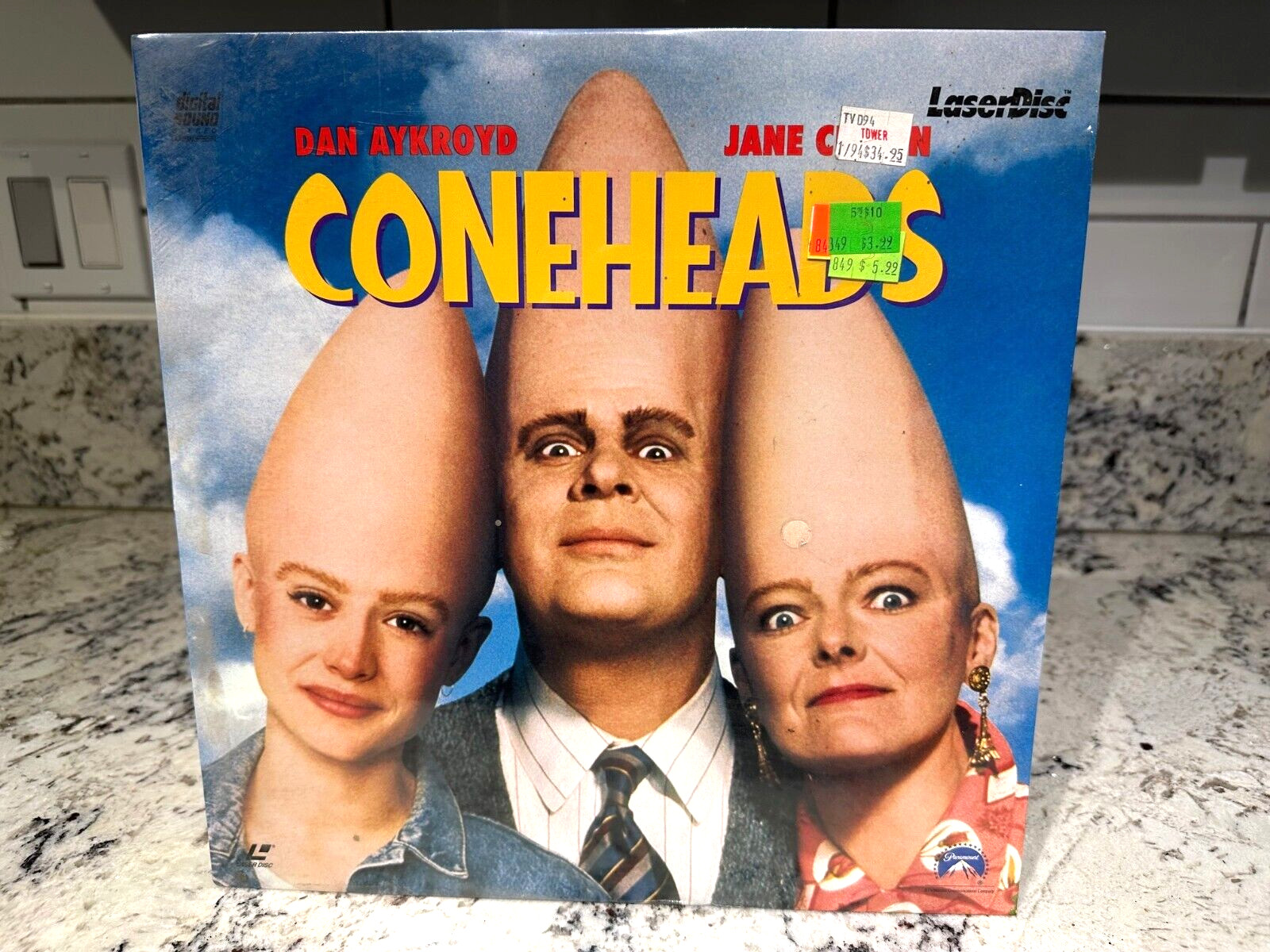 CONEHEADS Laserdisc Vintage 1993 Dan Aykroyd Sci Fi Comedy NOS Sealed OG Shrink
