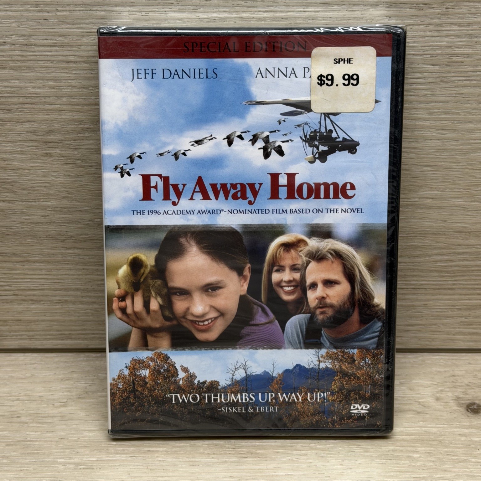 Fly Away Home DVD 1996 Special Edition Jeff Daniels Anna Paquin Carroll Ballard