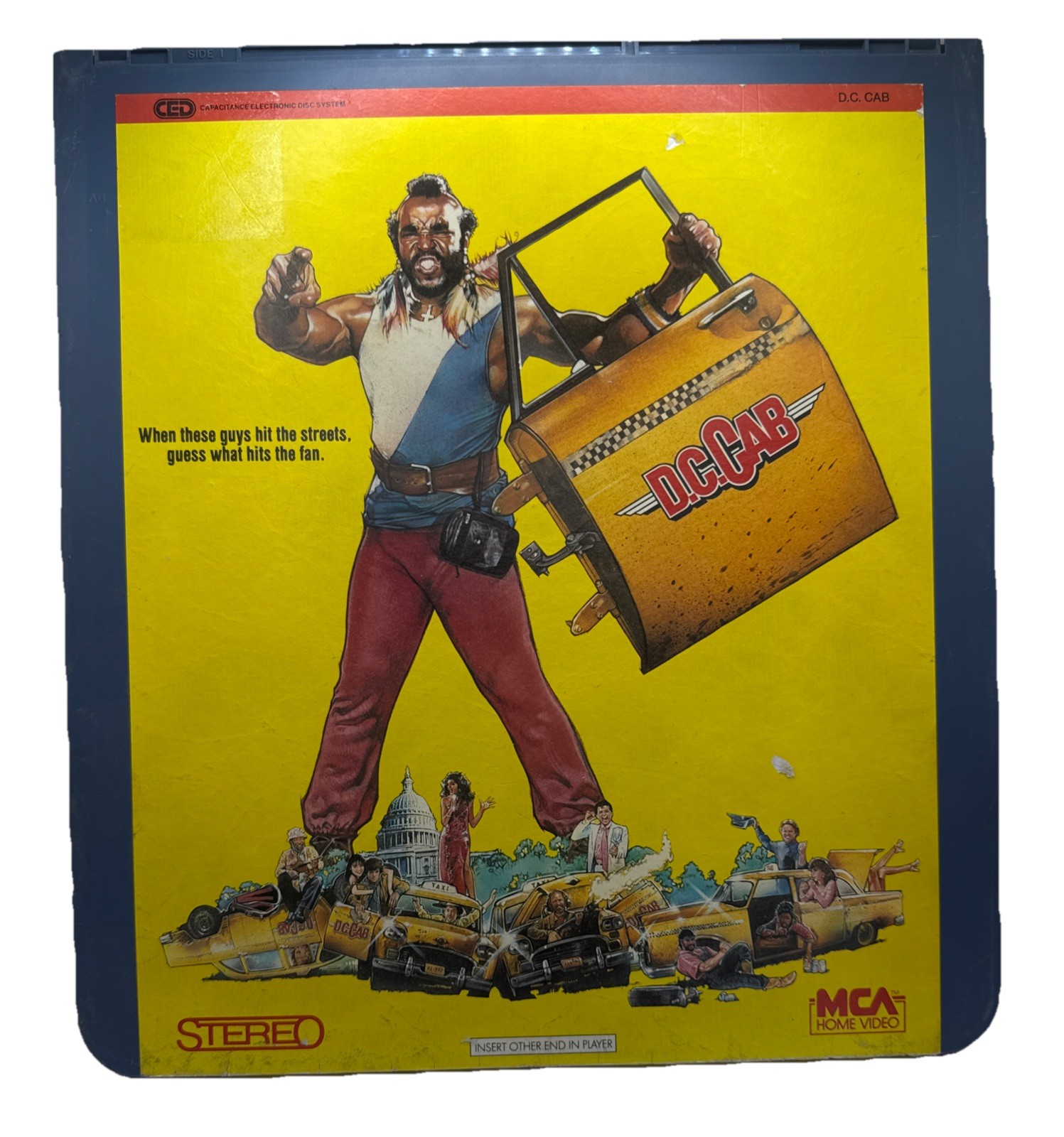 D.C. Cab CED MCA Home Video Mr. T, Gary Busey, Bill Maher Comedy D3