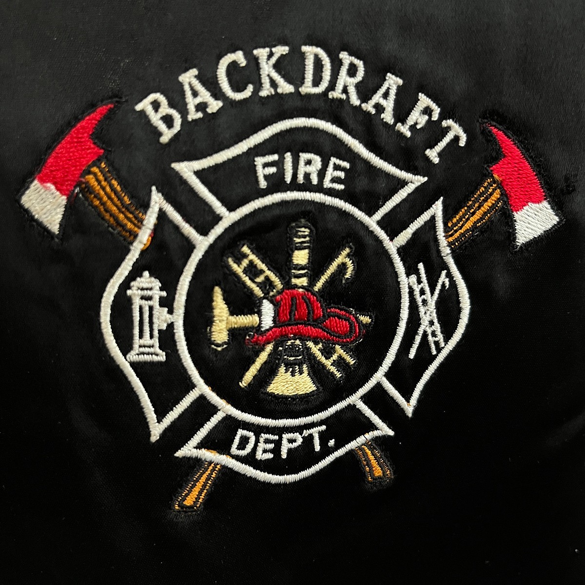 BACKDRAFT Movie Jacket XXL 1991 Vintage Promotional Film Universal Pictures 90s