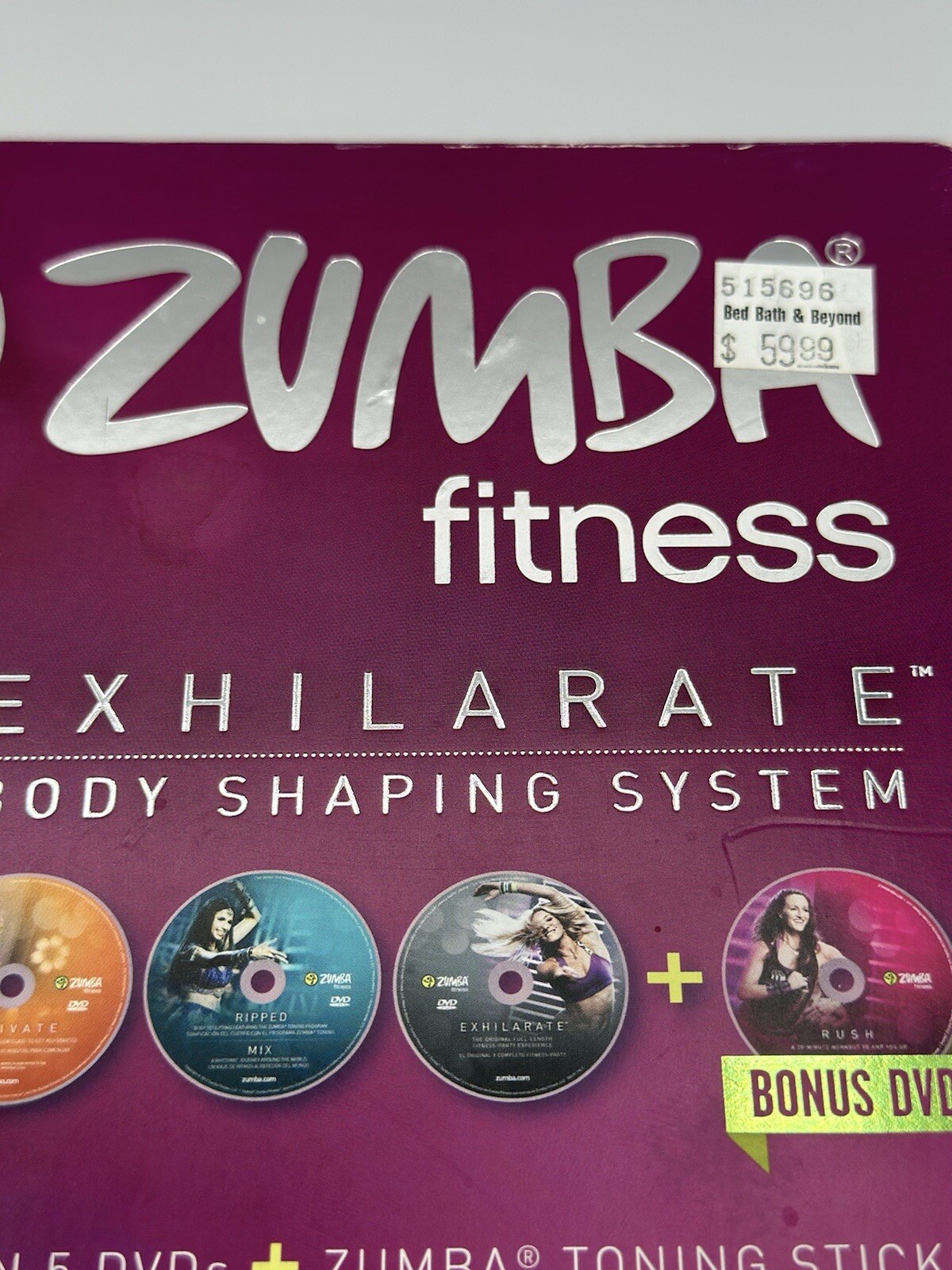 Zumba Fitness Exhilarate Body Shaping System Toning Sticks and Cd’s