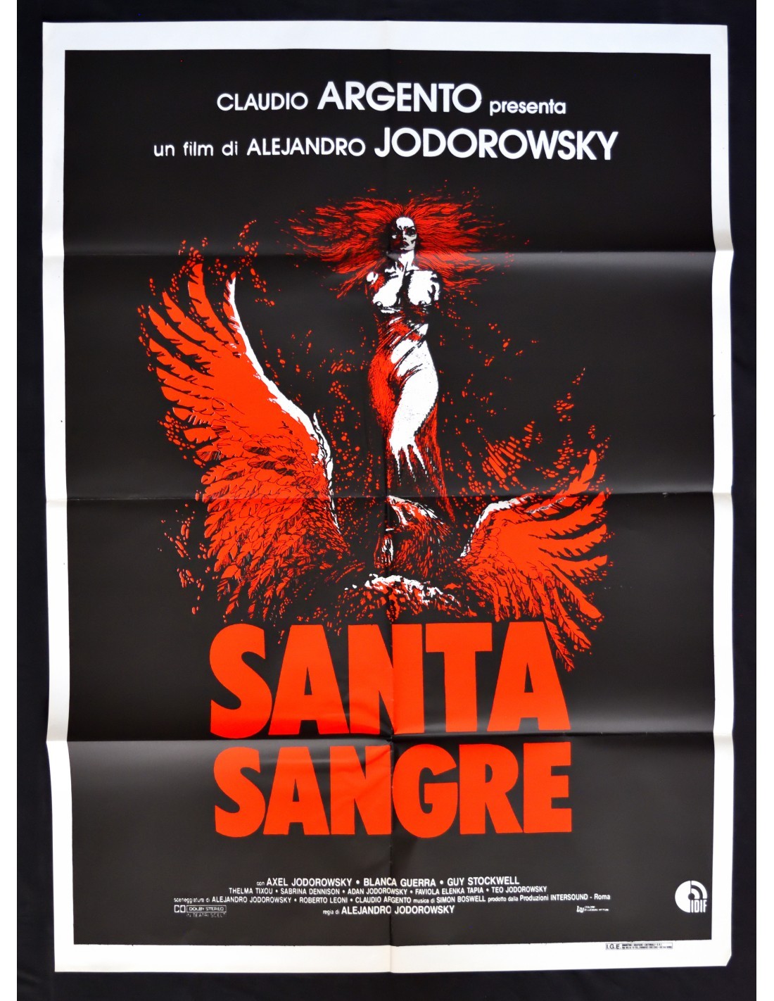 manifesto SANTA SANGRE claudio argento alejandro jodorowsky surrealista A371