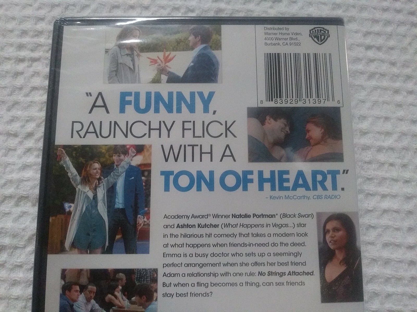 No Strings Attached (DVD, 2013, Widescreen) Ashton Kutcher NEW Sealed Free Ship!