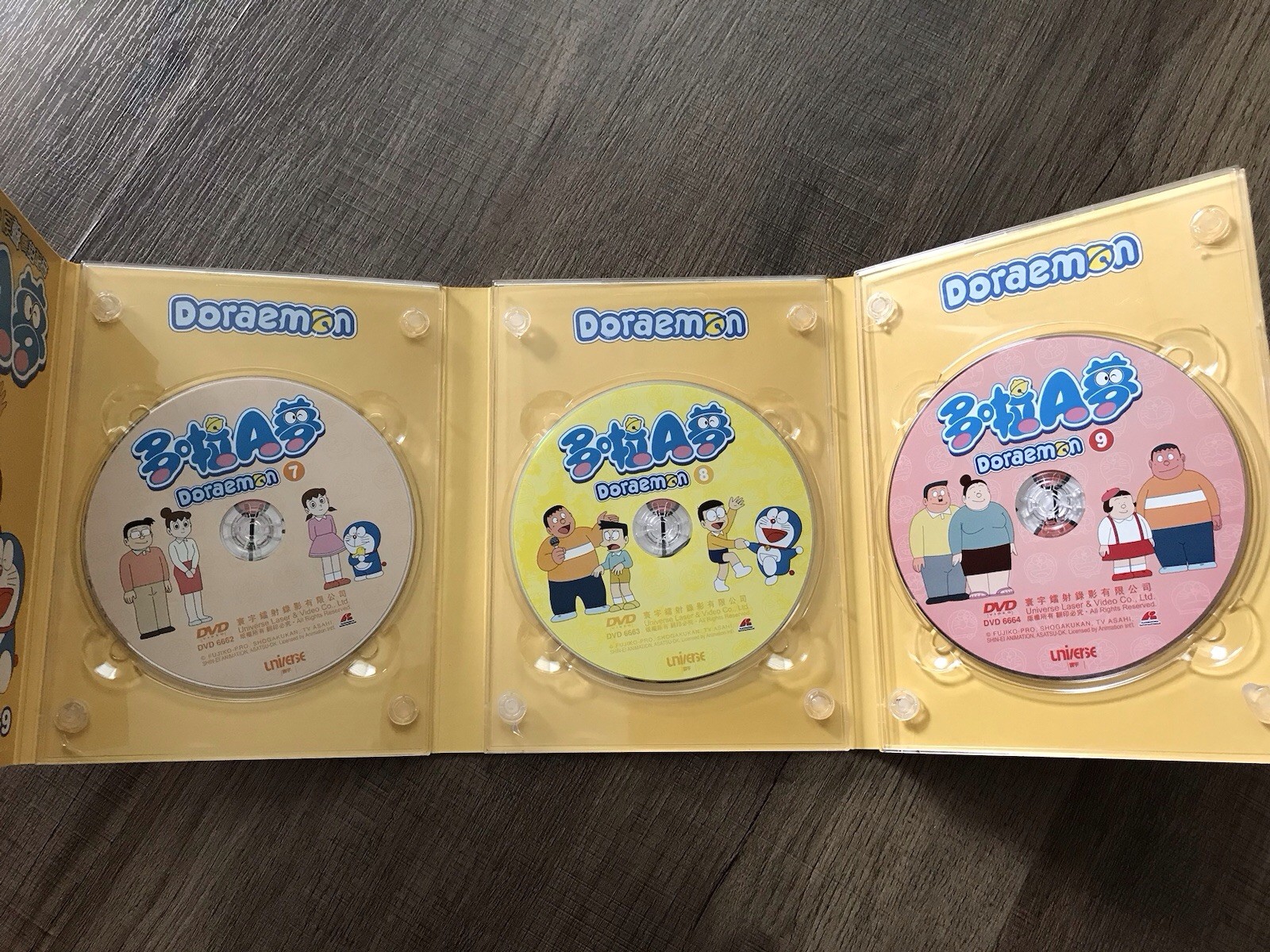 DORAEMON多啦A夢 DVD BOX SET (1 – 4) Region Code 3 HK Released Cantonese Version