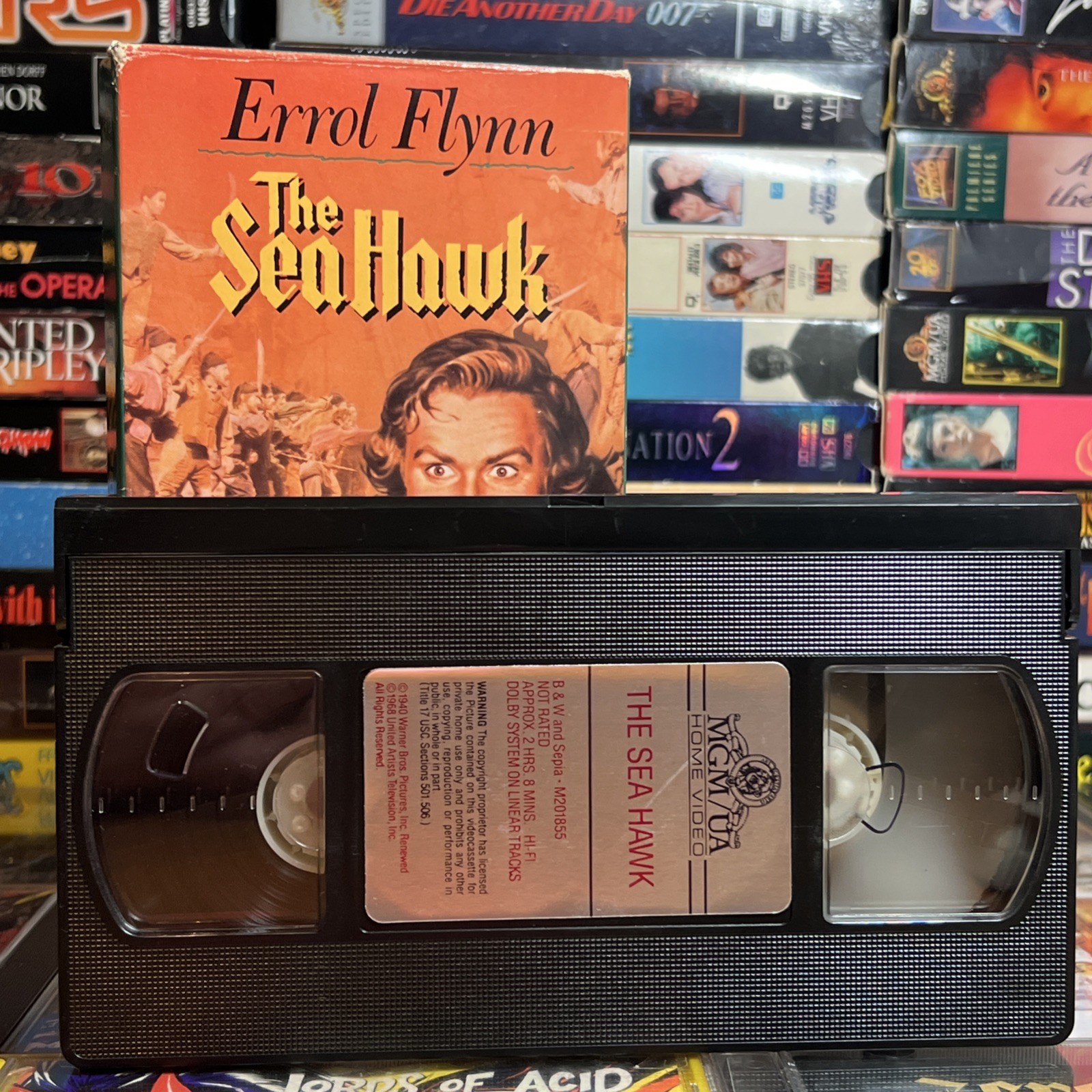 The Sea Hawk 1940 VHS Tested Errol Flynn Claude Rains Original Uncut Version