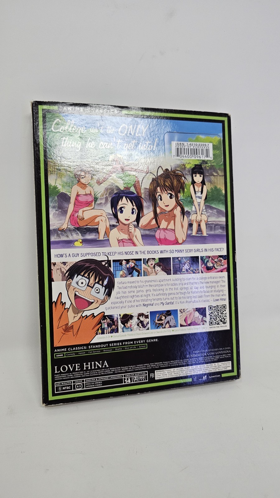 Love Hina Complete Series DVD 2011 4-Disc Set Slipcover Anime Classics Rare OOP