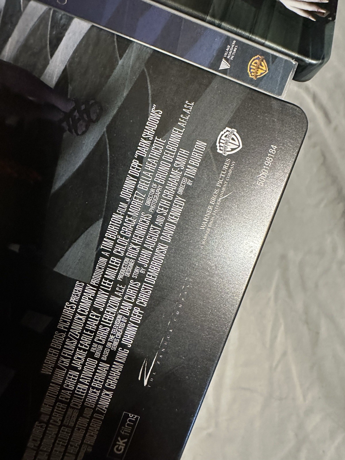 Dark Shadows (Tim Burton, Johnny Depp) Blu-Ray Steelbook Eu Import Embossed!
