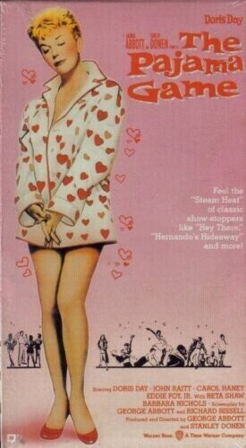 The Pajama Game (VHS, 1991, Warner Bros.) Doris Day/John Raitt/Carol Haney!