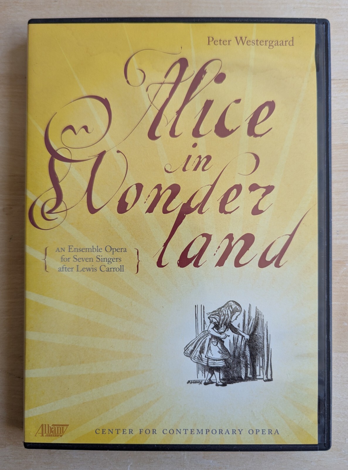 ALICE IN WONDERLAND An Ensemble Opera For 7 Singers SIGNED (2010) DVD LIKE NEW