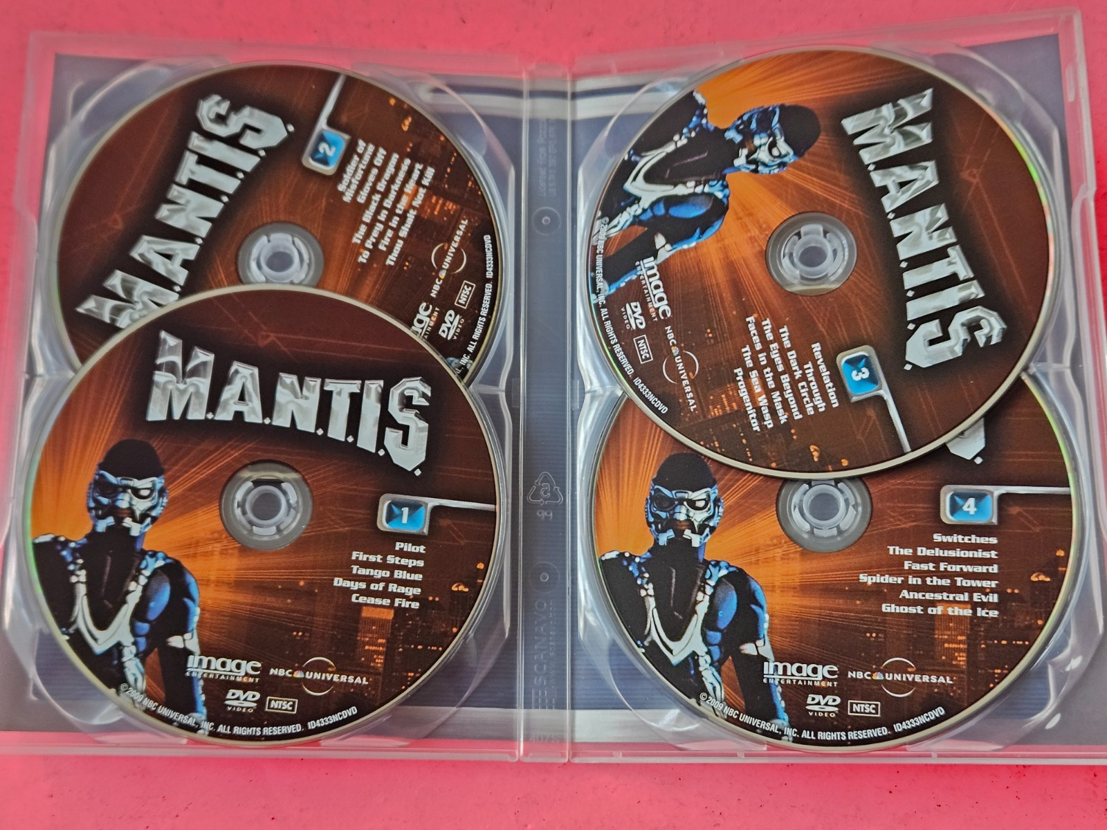 M.A.N.T.I.S. The Complete Series Mantis DVD 2009 w/Carl Lumbly, 4 disc very goo
