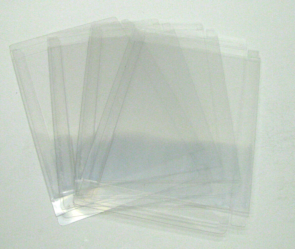 10x DVD Standard Case (Size Dv1) -Clear Plastic Protective Box Protector Sleeve