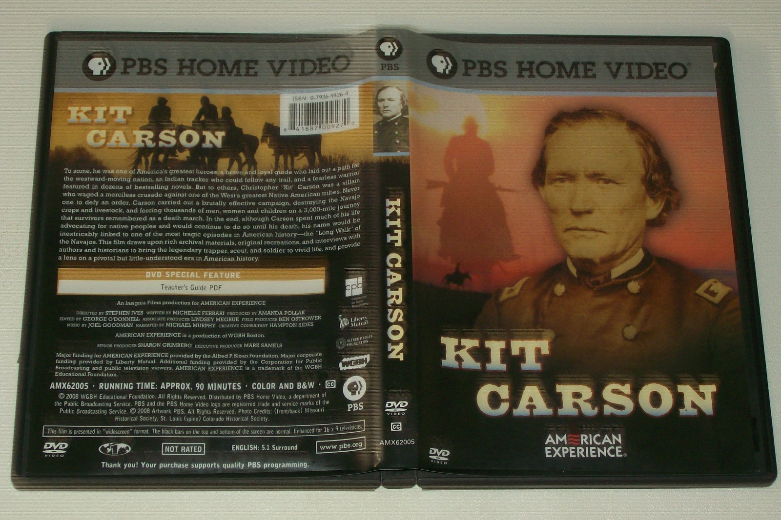 American Experience: Kit Carson (DVD, 2008 PBS Home Video)
