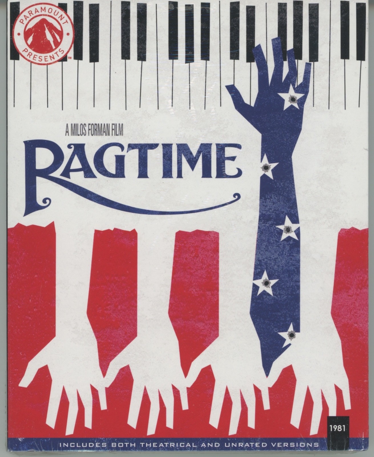 Ragtime (Blu-ray, 1981) Miloš Forman, OOP, Paramount, BRAND NEW Slipcover