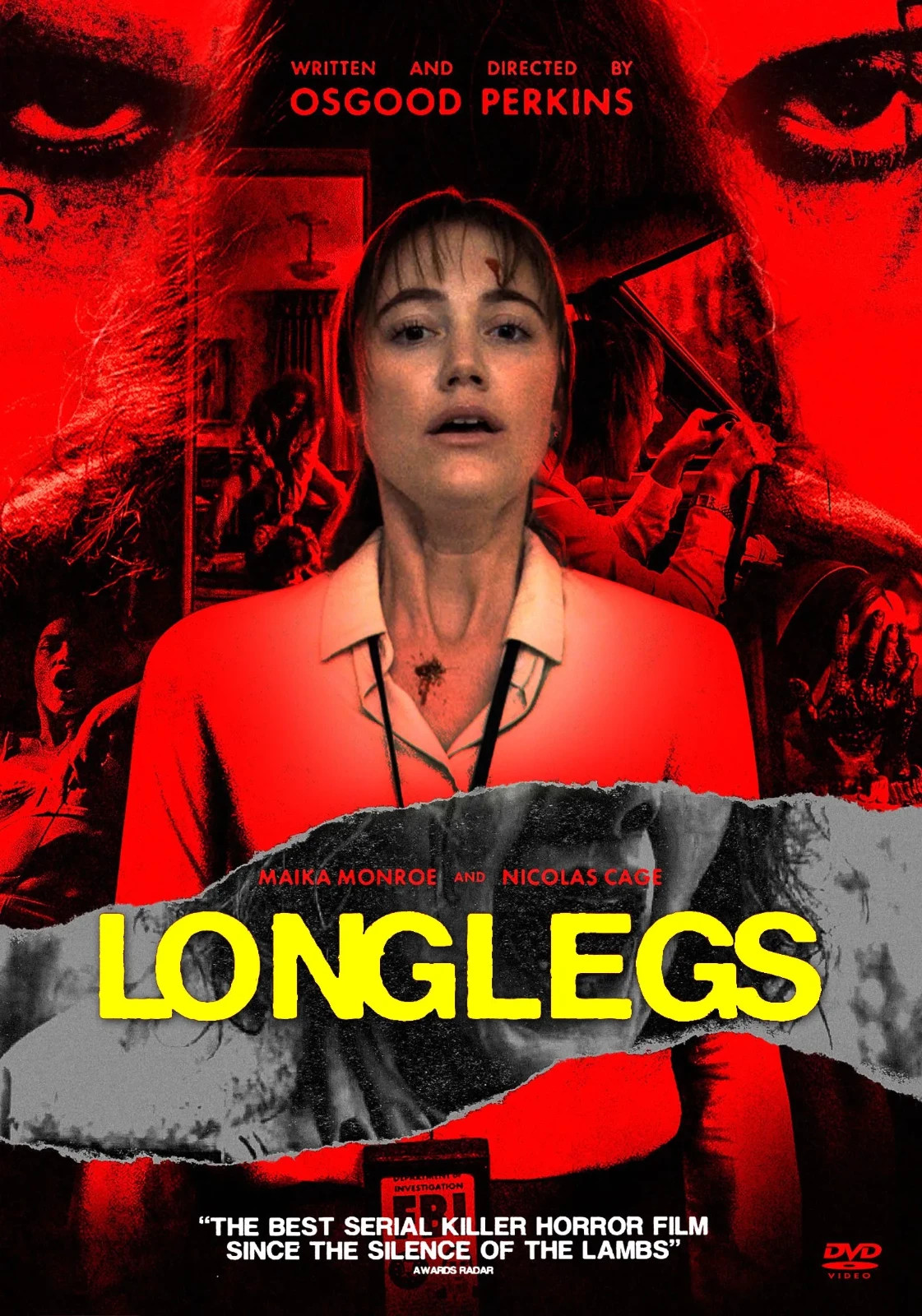 Longlegs (DVD) 2024 ENGLISH MOVIE Region Free | FREE SHIPPING