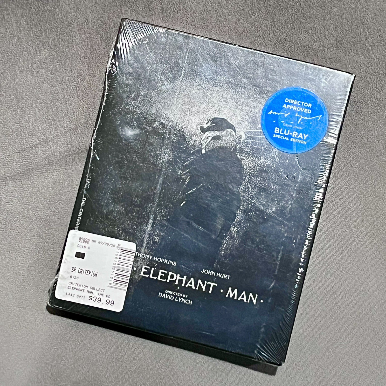 The Elephant Man (Criterion Collection) (Blu-ray, 1980) Sealed Rare OOP MINT!