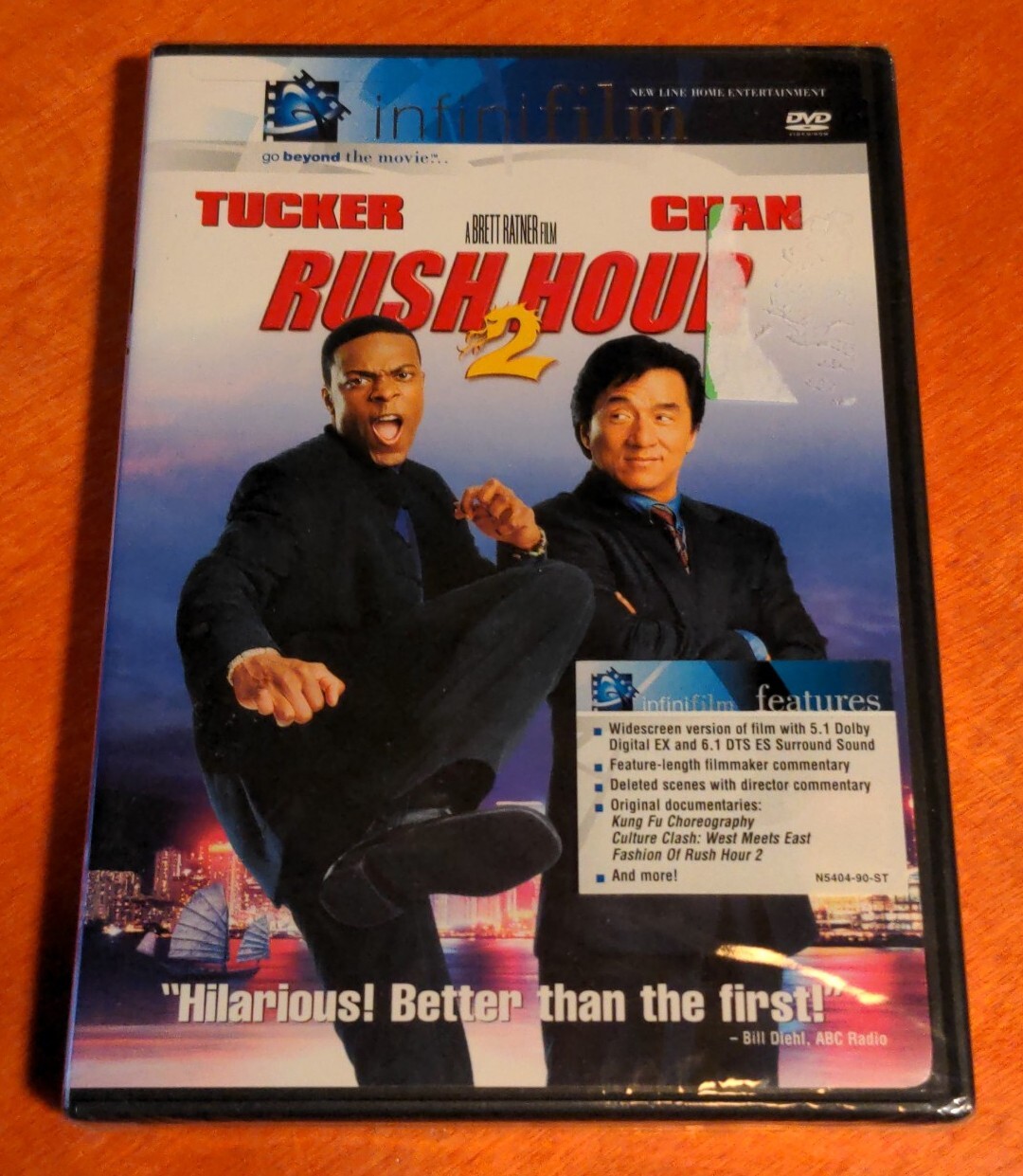 Rush Hour 2 DVD Chris Tucker Jackie Chan Brett Ratner John Lone Alan King