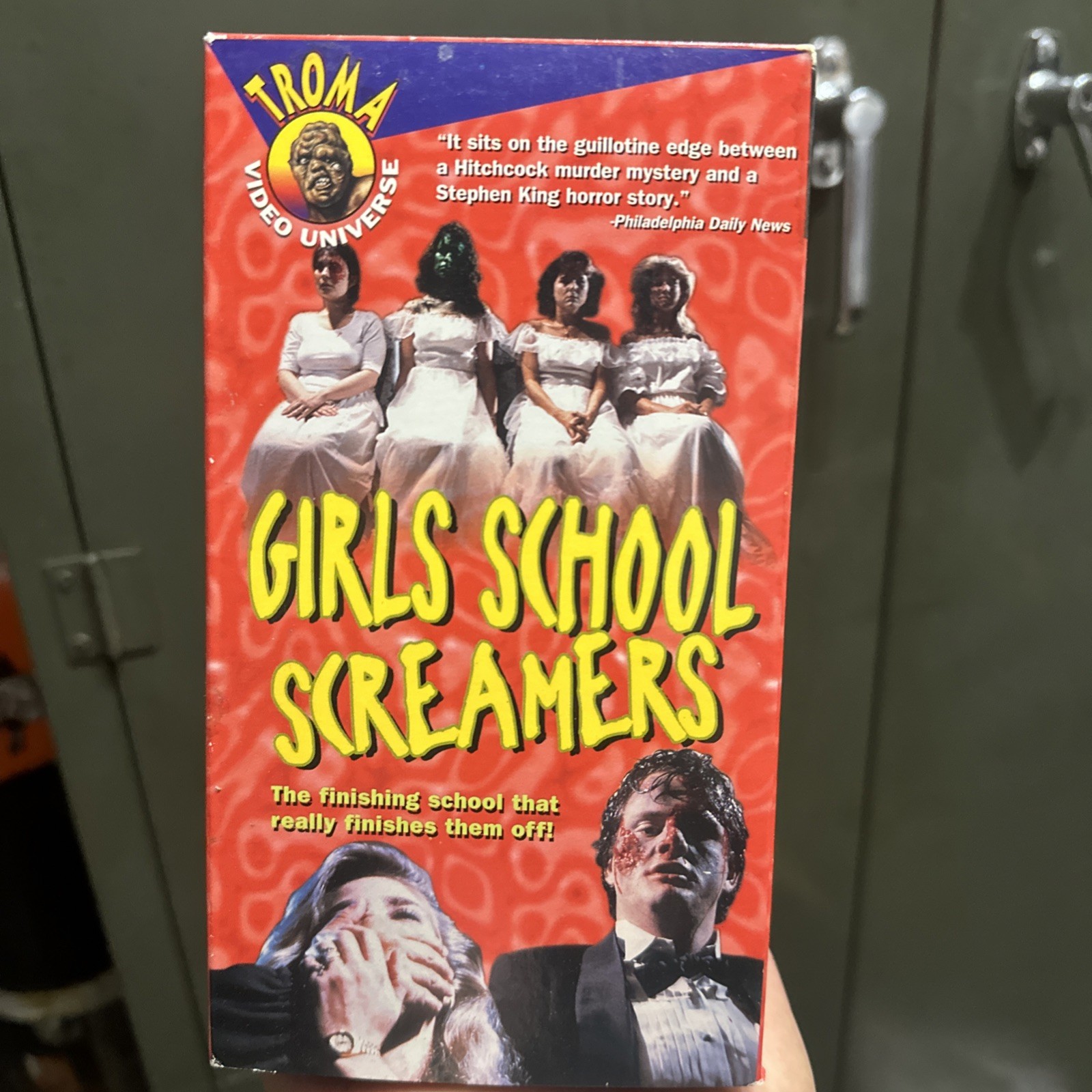 Girls School Screamers VHS HORROR SLASHER TROMA VIDEO UNIVERSE