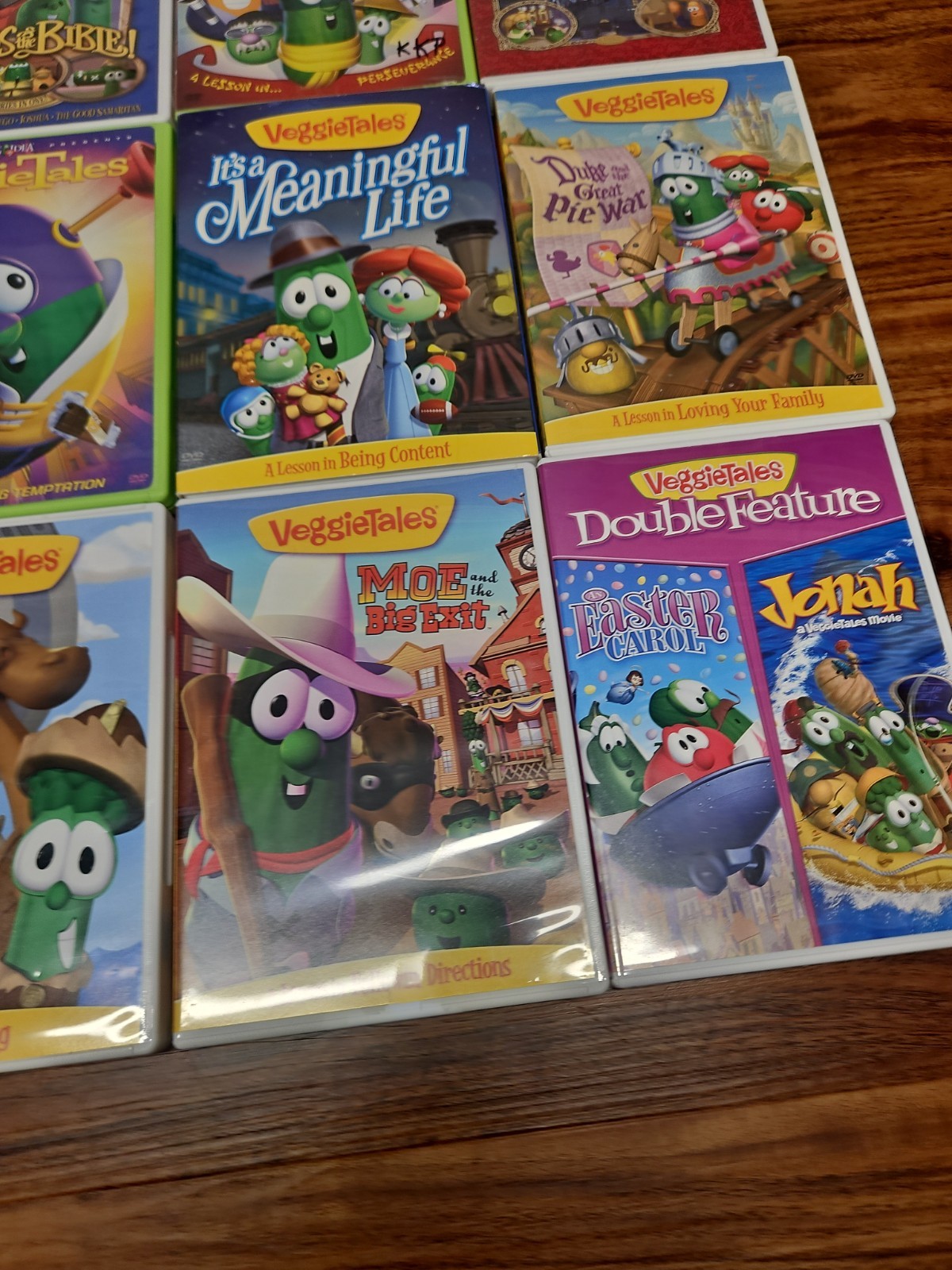 Lot (15) VeggieTales DVDs Assorted Titles No Duplicates Big Idea