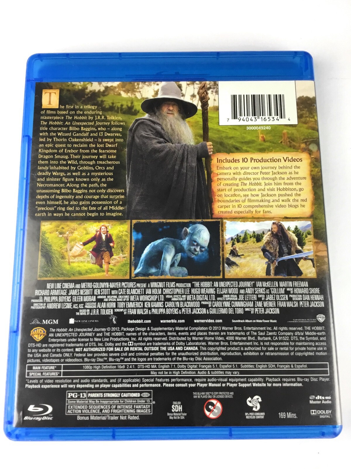 The Lord Of The Rings 3 Film Collection Bluray (Sealed) 2 Hobbit Movies 1 Sealed