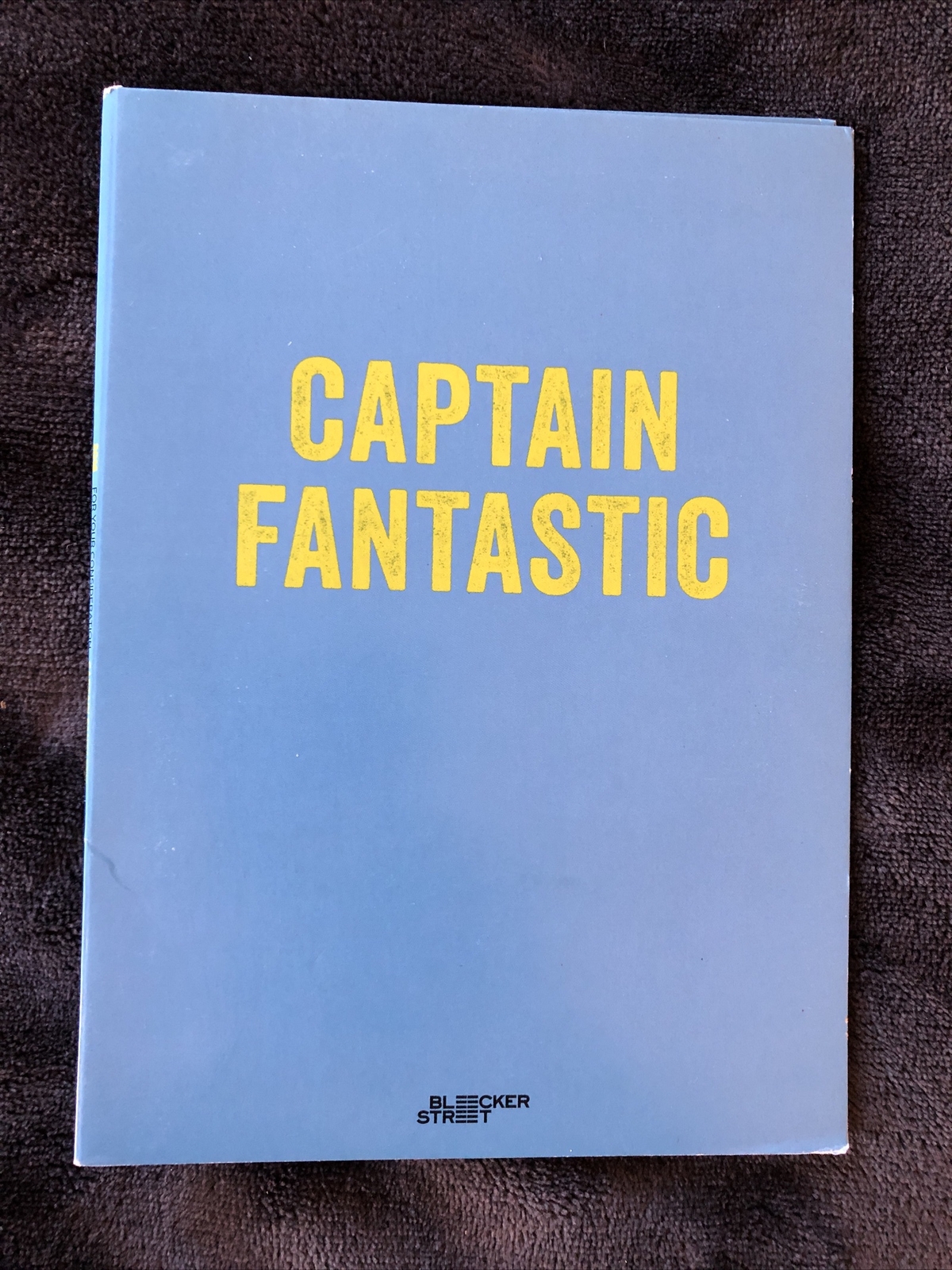 Captain Fantastic FYC DVD RARE! Oscar Matt Ross – Viggo Mortensen