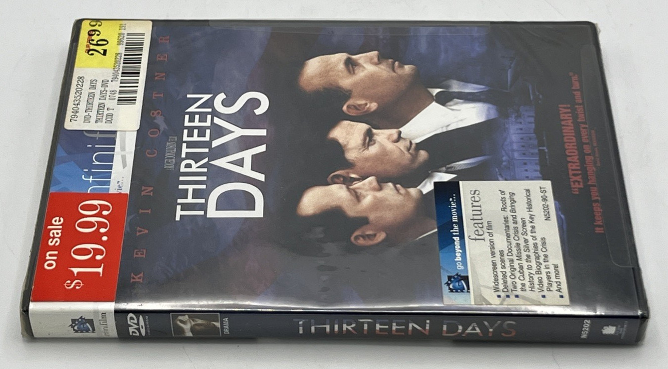Thirteen Days DVD Kevin Costner New Sealed
